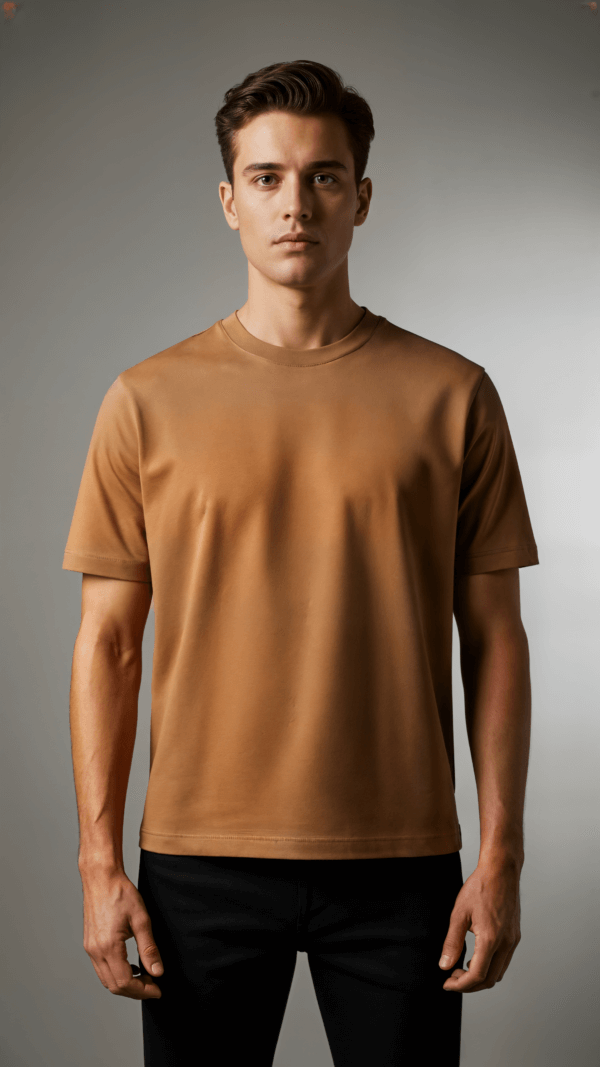 Playera Boxy Slim Fit TRAMA - Algodón Premium